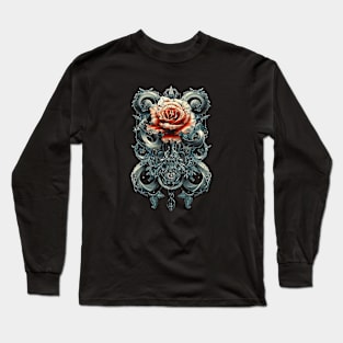 Rose Flower Long Sleeve T-Shirt